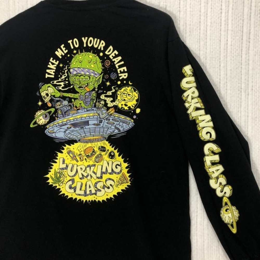Lurking Class Sketchy Tank Mens Large Black Take Me To Your Dealer Long Sleeve T